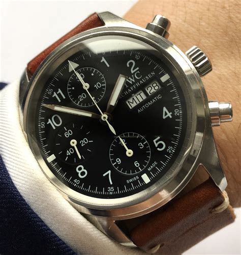 iwc fliegerchronograph automatik|Test of the IWC Flieger Chronograph .